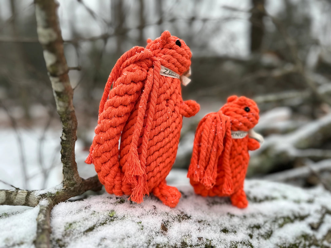 Monli Handmade Rope Squirrel